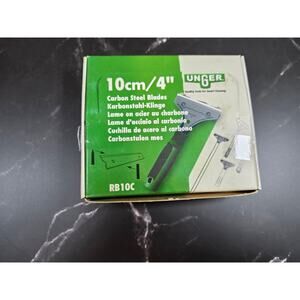 Box of 10 packs of Unger 10cm 4" Replacement blades
